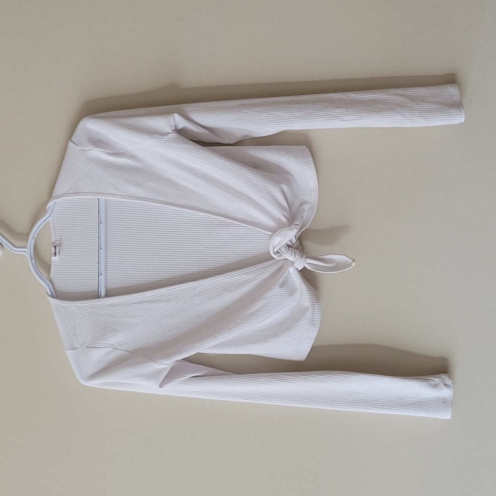 Garage Tie Front Cardigan